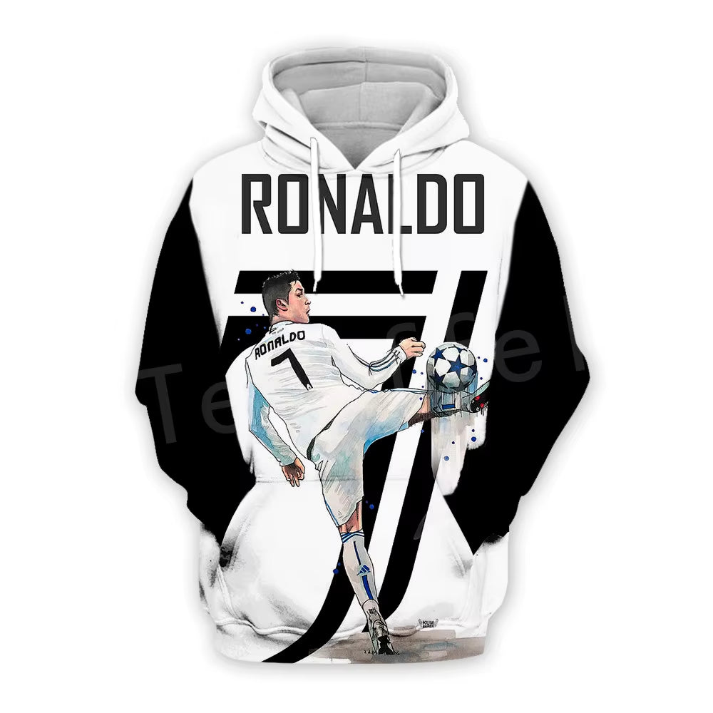 Cristiano Ronaldo Athlete Fitness Sportsman Men/Women Newfashion Streetwear 3Dprint Zip/Hoodies/Sweatshirts/Jacket N-11