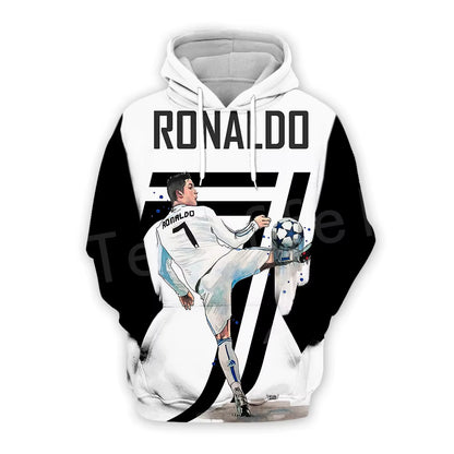 Cristiano Ronaldo Athlete Fitness Sportsman Men/Women Newfashion Streetwear 3Dprint Zip/Hoodies/Sweatshirts/Jacket N-11