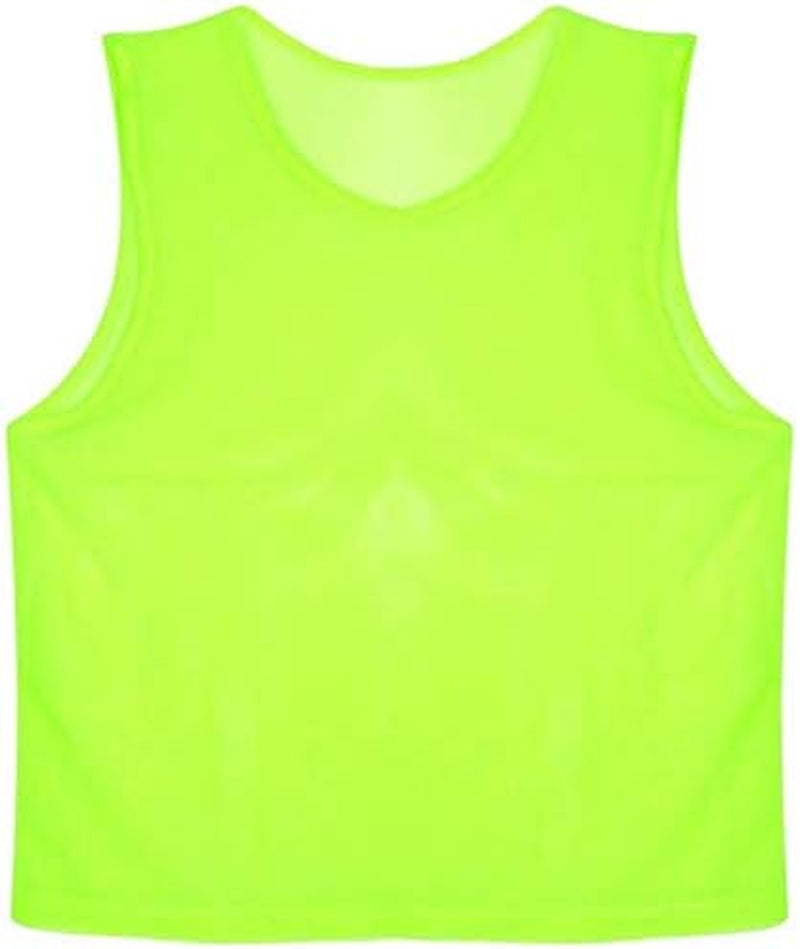 Child Soccer Training Vests Scrimmage Jerseys Bibs Pinnies for Team Games Field Hockey Practices - 12Pack