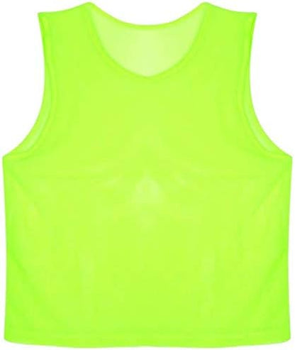 Child Soccer Training Vests Scrimmage Jerseys Bibs Pinnies for Team Games Field Hockey Practices - 12Pack