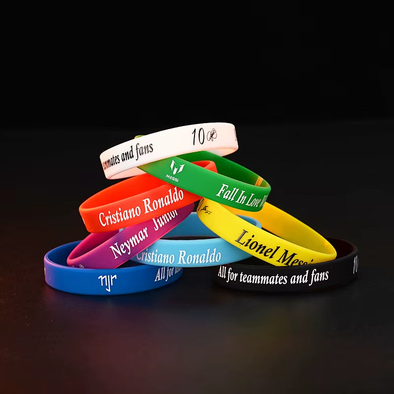 Cristiano Ronaldo Silicone Sports Wristband - Football Fan Accessory