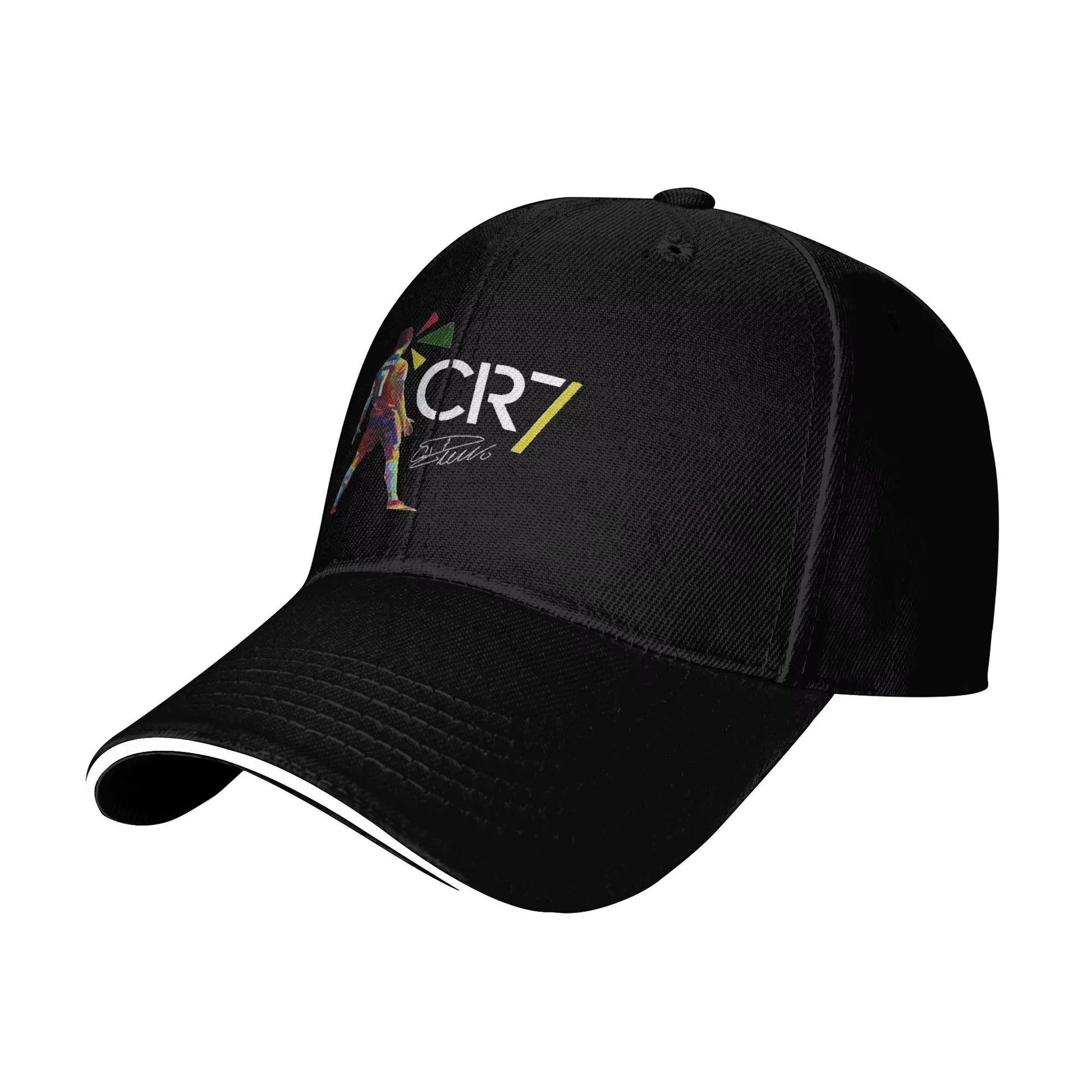 CR7 Ronaldo Signature Adjustable Hat - Unisex Fashion Baseball Cap for Autumn and Sun Protection