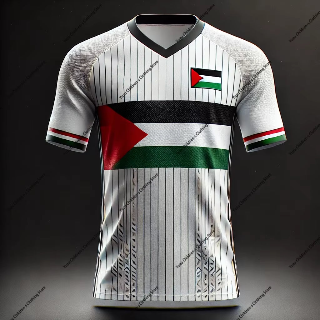 New Concept Palestine Kids Football Jerseys - Quick-Drying Unisex Outdoor Soccer T-Shirts