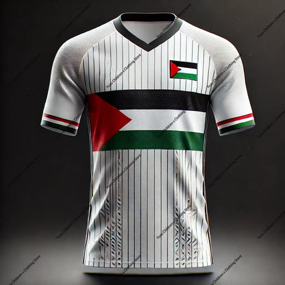 New Concept Palestine Kids Football Jerseys - Quick-Drying Unisex Outdoor Soccer T-Shirts