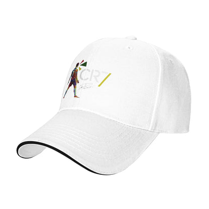 CR7 Ronaldo Signature Adjustable Hat - Unisex Fashion Baseball Cap for Autumn and Sun Protection