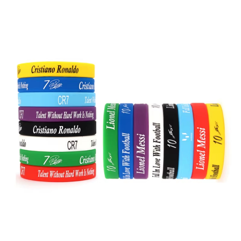 Cristiano Ronaldo Silicone Sports Wristband - Football Fan Accessory