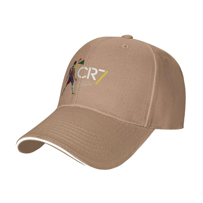 CR7 Ronaldo Signature Adjustable Hat - Unisex Fashion Baseball Cap for Autumn and Sun Protection