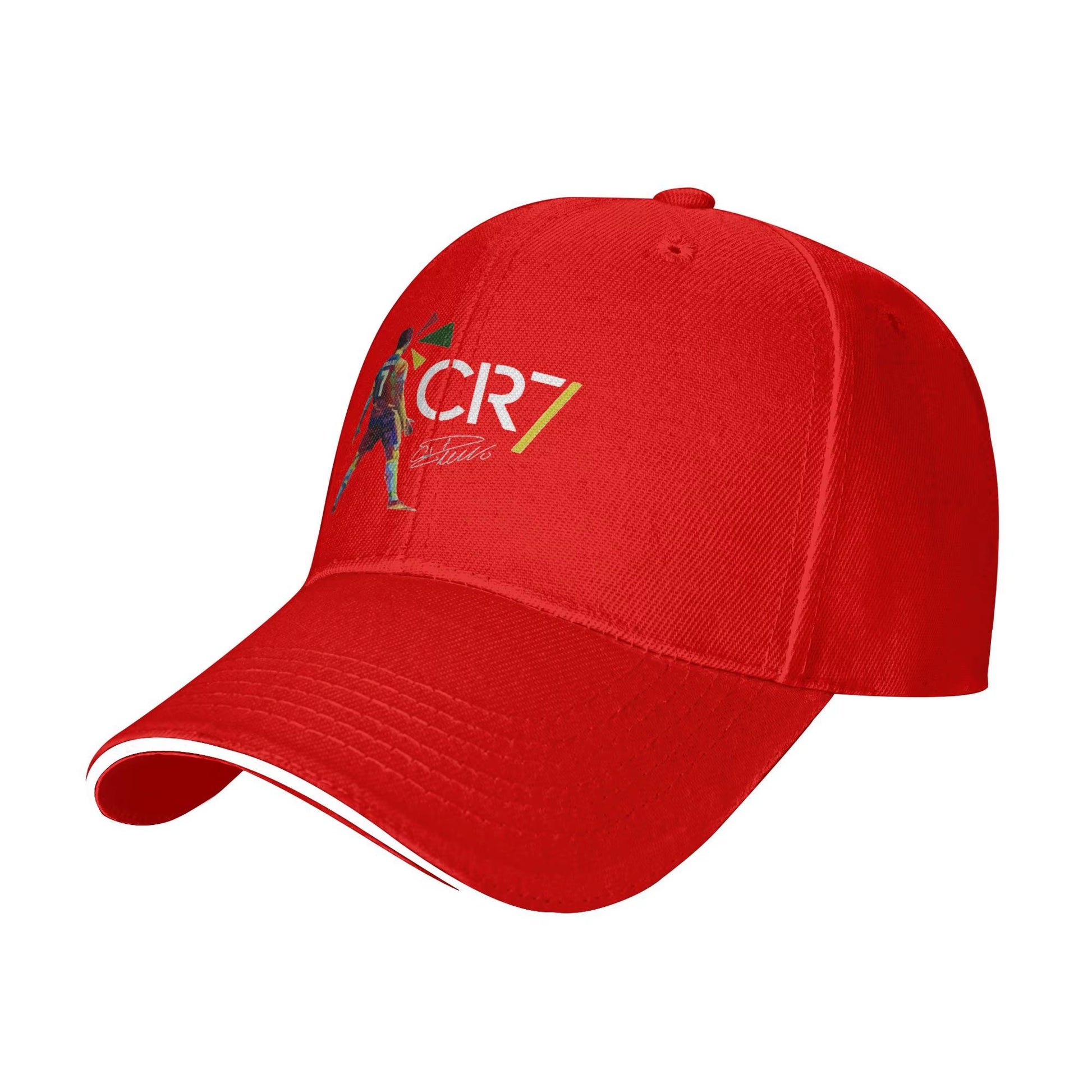 CR7 Ronaldo Signature Adjustable Hat - Unisex Fashion Baseball Cap for Autumn and Sun Protection