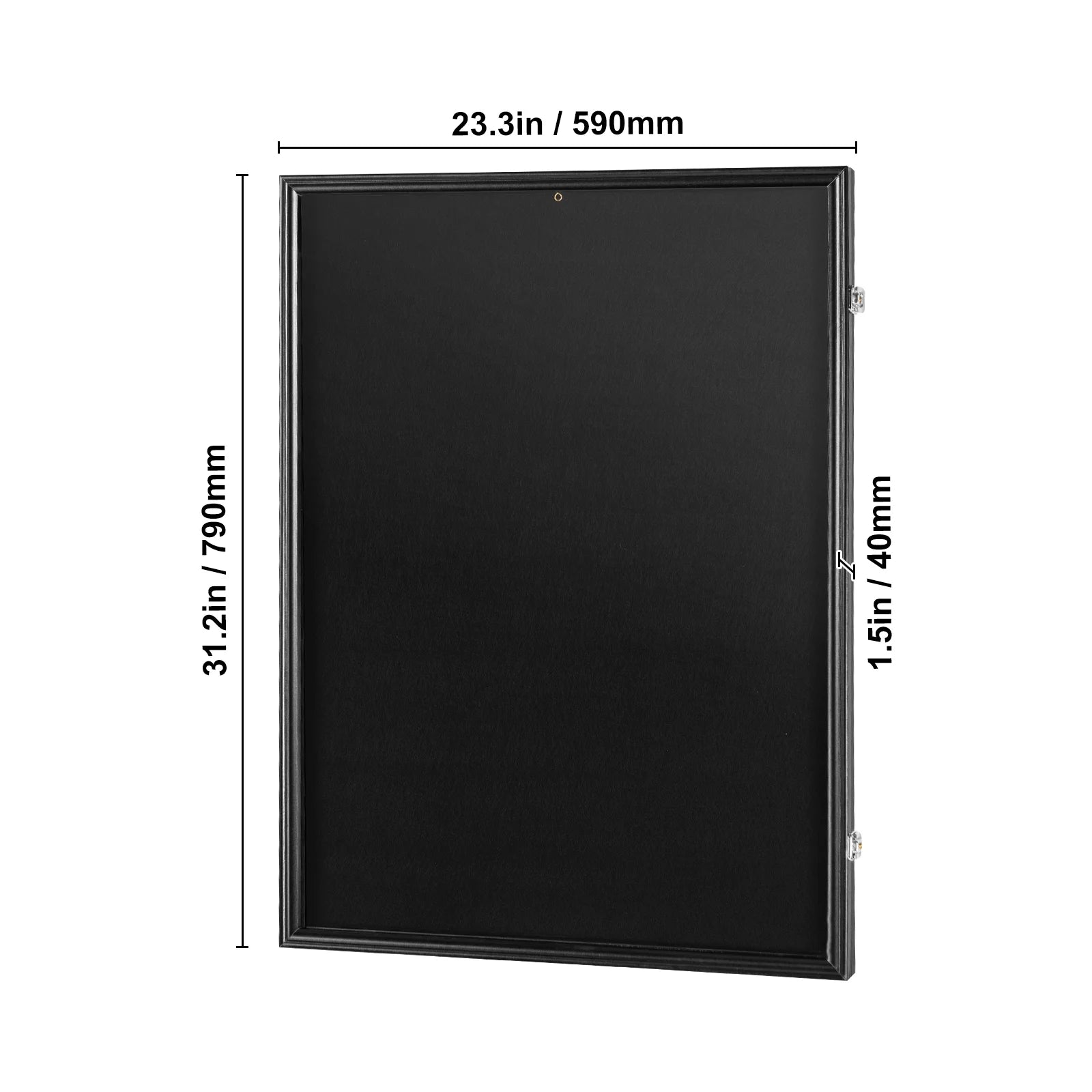 SKYSHALO Jersey Football Basketball Frame Display, 23.3X31.2X1.5'', Spacious Sports Uniform Shadow Box with PC Glass for 98% UV Shielding, Includes Hangers, Suitable for Baseball and Hockey Apparel