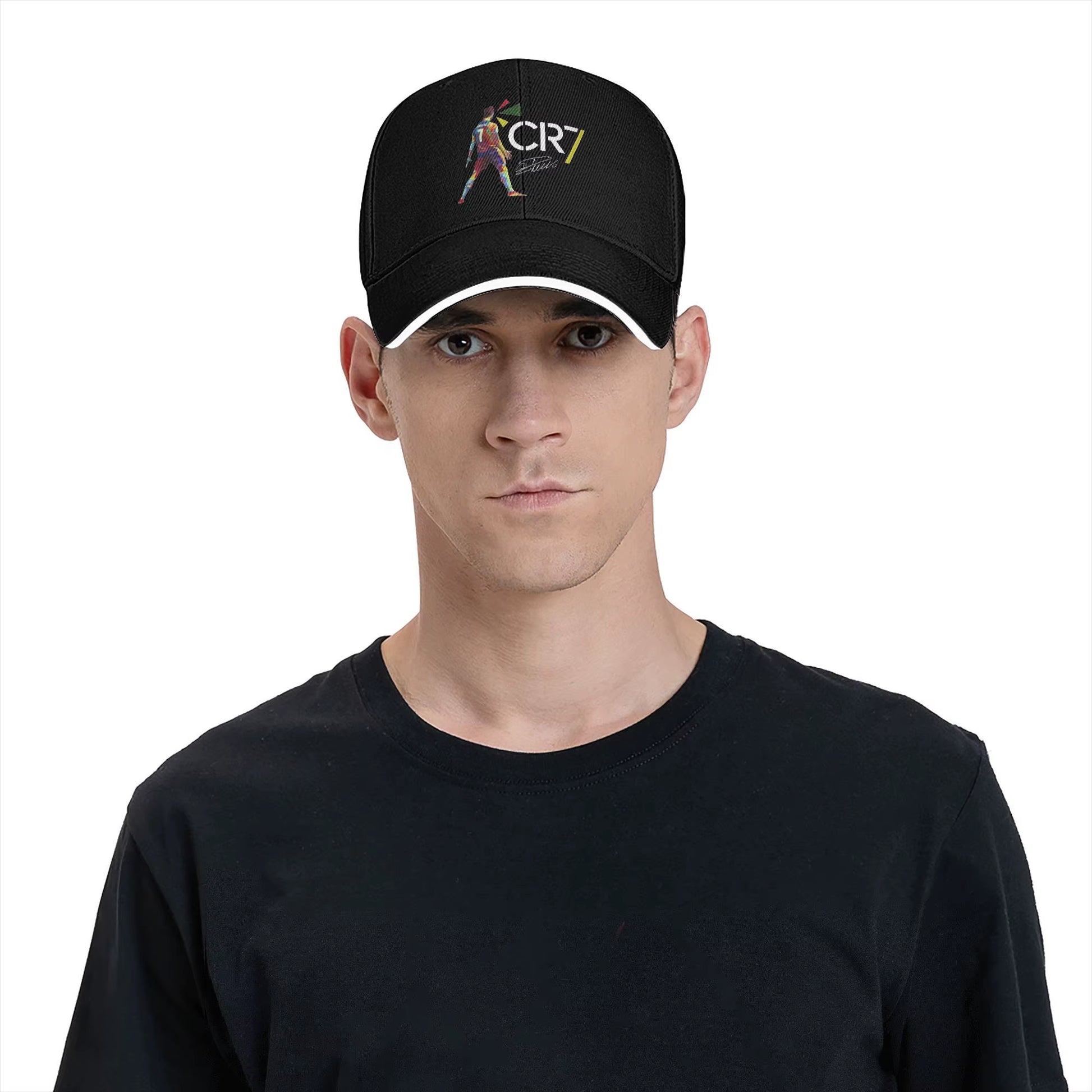 CR7 Ronaldo Signature Adjustable Hat - Unisex Fashion Baseball Cap for Autumn and Sun Protection