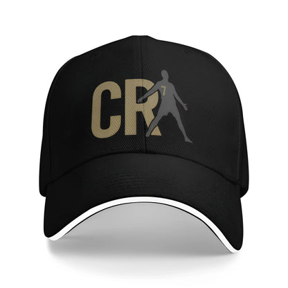 CR7 Ronaldo Signature Adjustable Hat - Unisex Fashion Baseball Cap for Autumn and Sun Protection