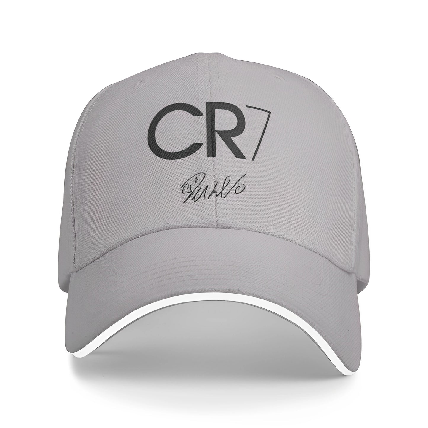 CR7 Ronaldo Signature Adjustable Hat - Unisex Fashion Baseball Cap for Autumn and Sun Protection