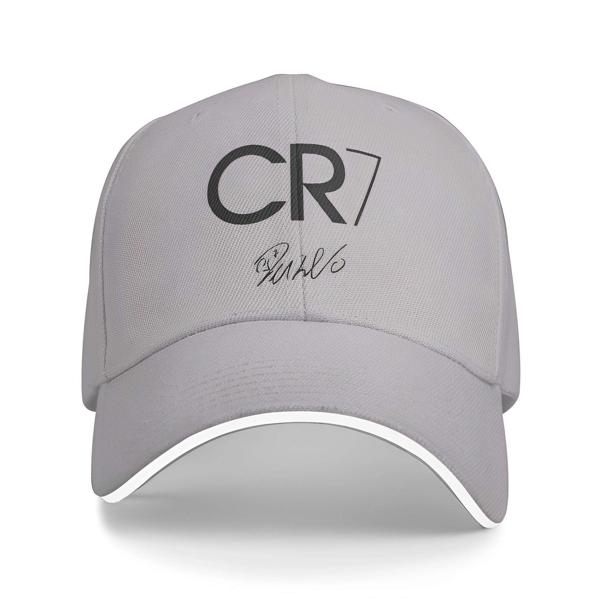 CR7 Ronaldo Signature Adjustable Hat - Unisex Fashion Baseball Cap for Autumn and Sun Protection