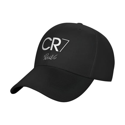 CR7 Ronaldo Signature Adjustable Hat - Unisex Fashion Baseball Cap for Autumn and Sun Protection