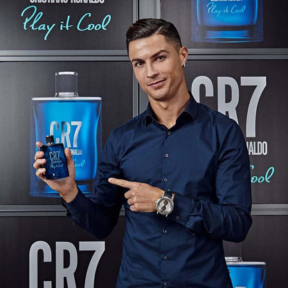 Cristiano Ronaldo Cr7 Play It Cool Edt Spray 3.4 Oz Men, 3.4 Oz