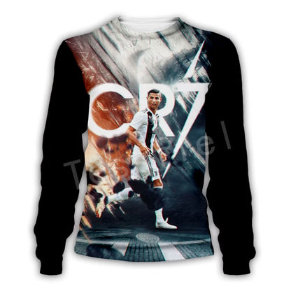 Cristiano Ronaldo Athletes Tracksuit 3Dfullprint Hoodie/Sweatshirt/Jacket/Mens Womens Hiphop Fit Casual Style-18