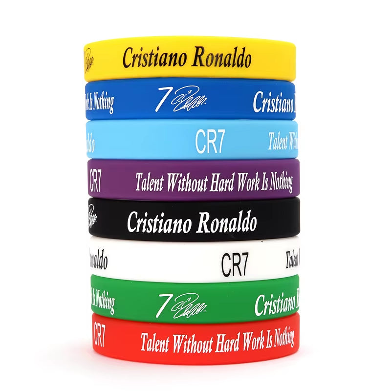 Cristiano Ronaldo Silicone Sports Wristband - Football Fan Accessory